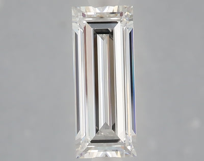1.05 carat baguette lab grown diamond E color VVS2 clarity