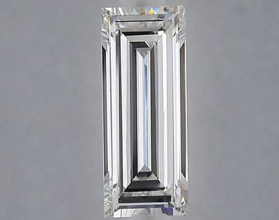 1.02 carat baguette lab grown diamond E color VVS2 clarity