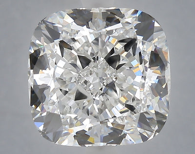 6.34 carat cushion lab grown diamond E color VVS2 clarity
