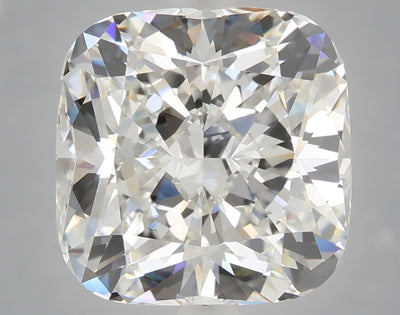 6.10 carat cushion lab grown diamond F color VVS2 clarity