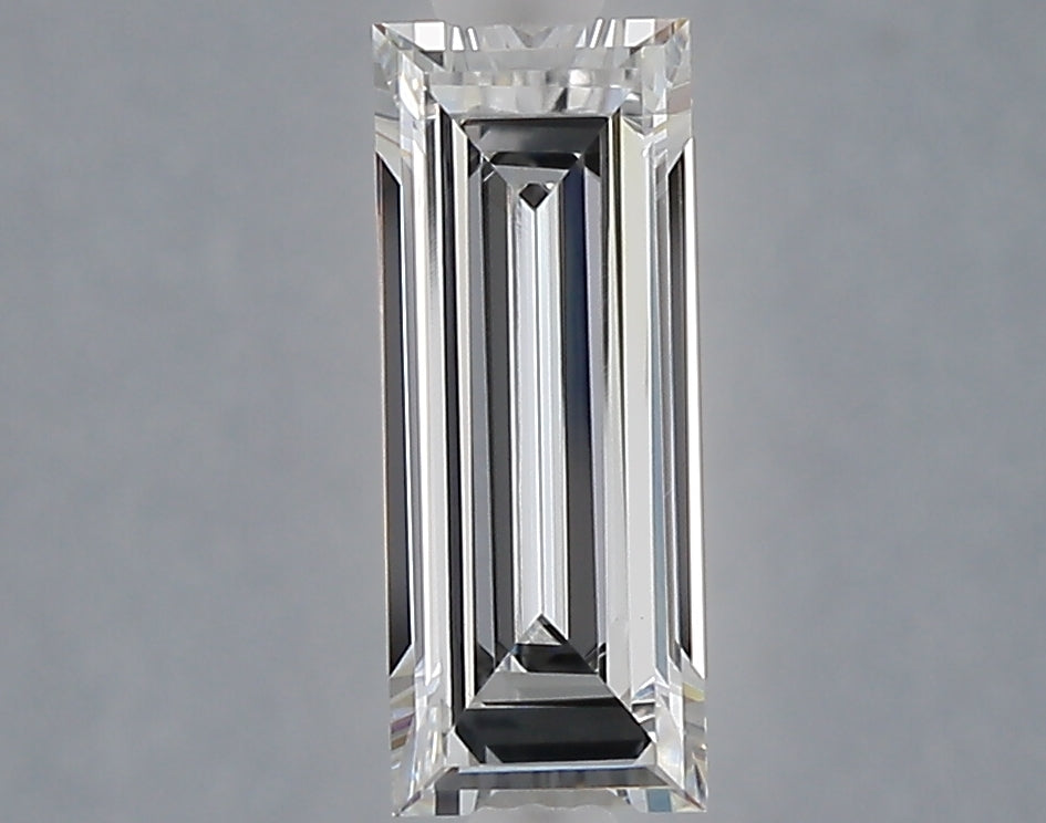 1.04 carat baguette lab grown diamond E color VVS2 clarity
