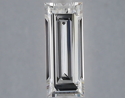1.04 carat baguette lab grown diamond E color VVS2 clarity