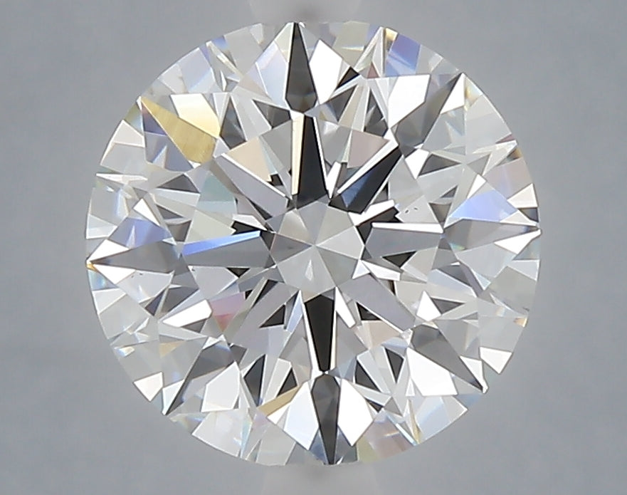 3.05 carat round lab grown diamond E color VS1 clarity
