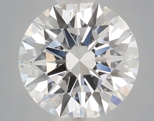 0.53 carat round lab grown diamond D color VVS2 clarity