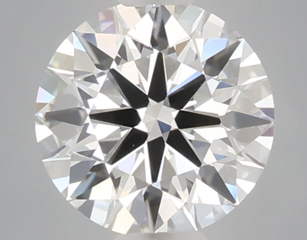 0.52 carat round lab grown diamond D color VVS2 clarity