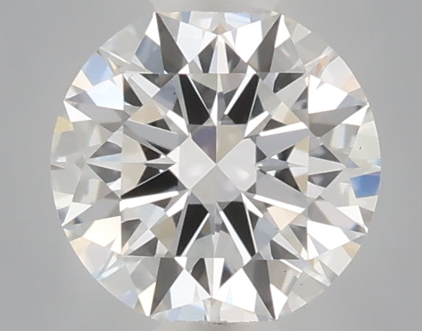 0.51 carat round lab grown diamond E color VS1 clarity