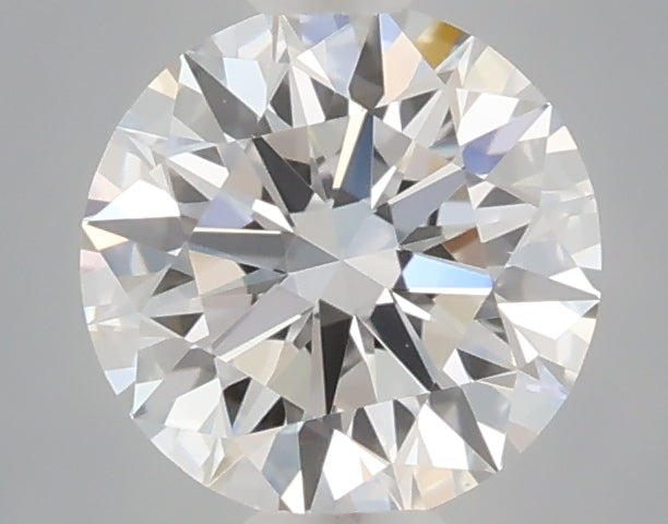 0.52 carat round lab grown diamond D color VVS2 clarity