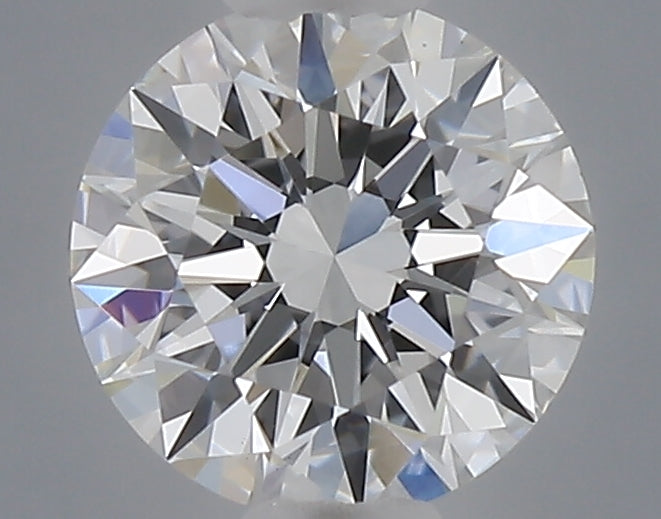 0.51 carat round lab grown diamond D color VS1 clarity