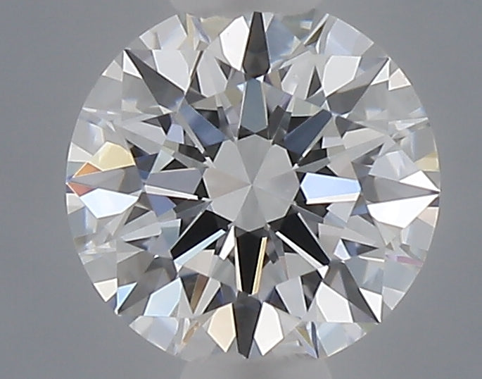0.52 carat round lab grown diamond D color VVS2 clarity