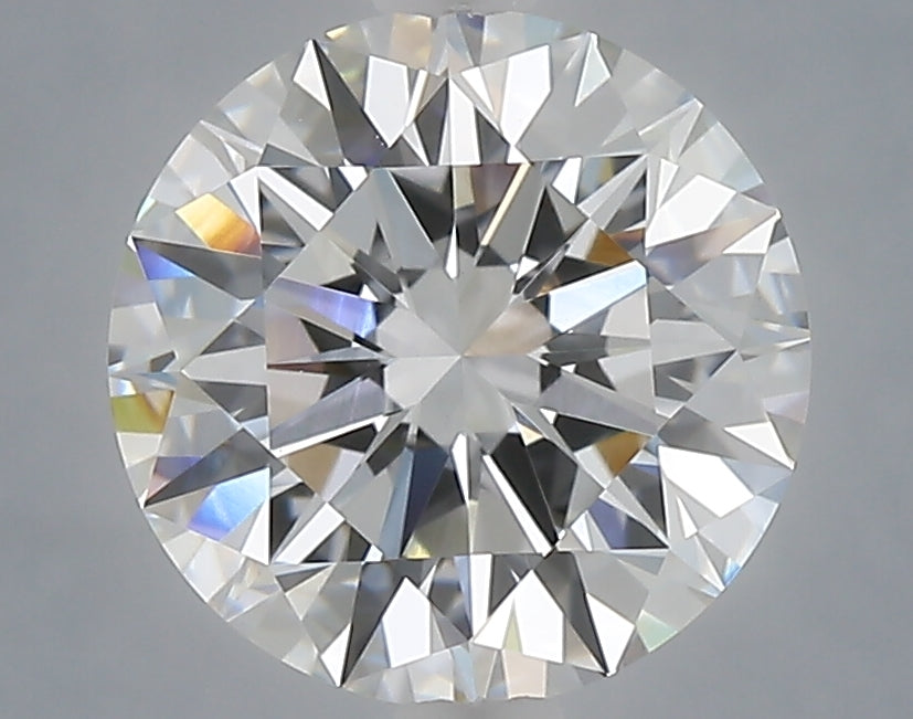 3.00 carat round lab grown diamond E color VVS2 clarity