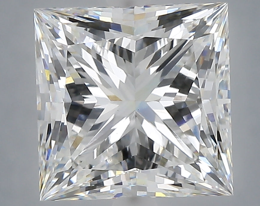 5.06 carat princess lab grown diamond E color VS1 clarity