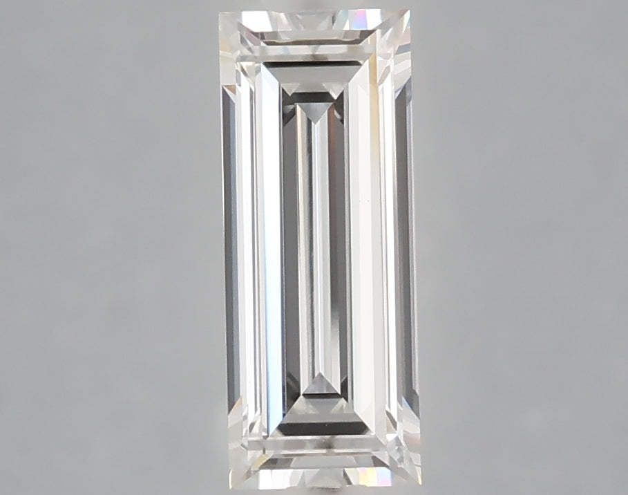 1.06 carat baguette lab grown diamond E color VVS2 clarity