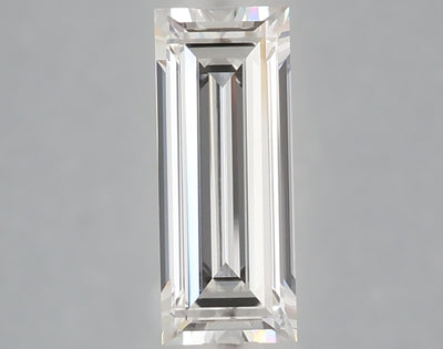 1.06 carat baguette lab grown diamond E color VVS2 clarity
