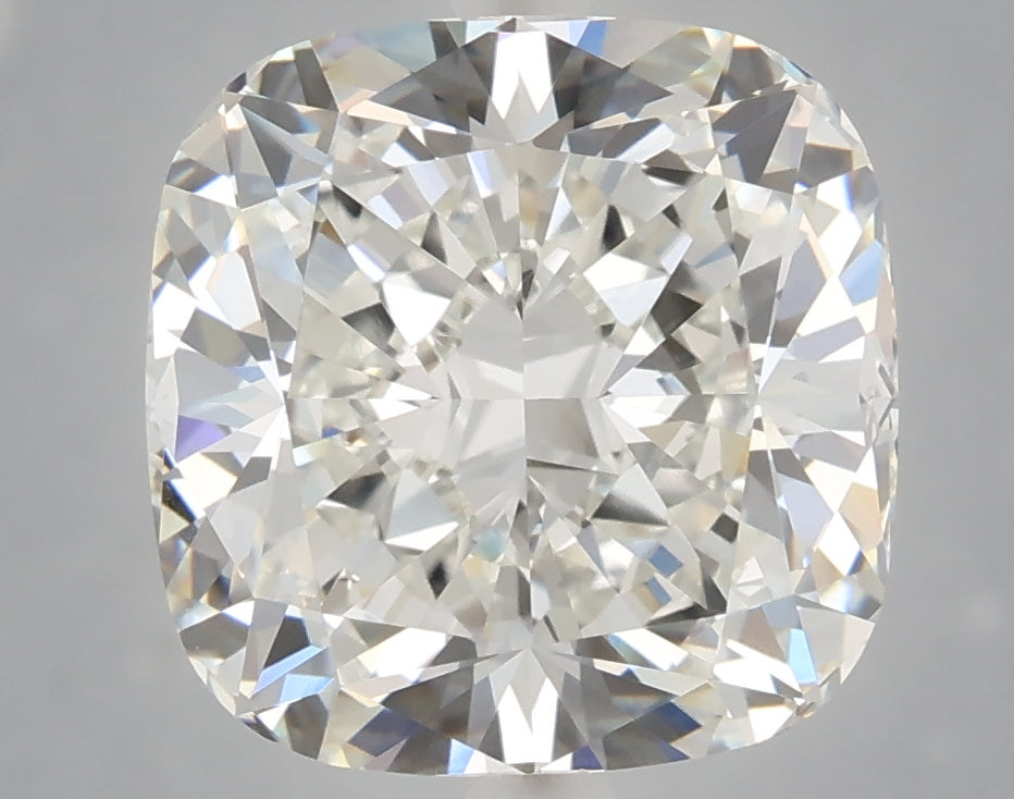 6.10 carat cushion lab grown diamond G color VVS2 clarity
