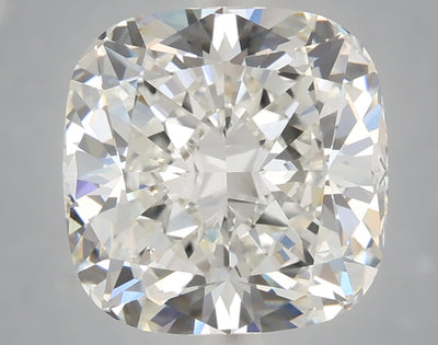 6.10 carat cushion lab grown diamond G color VVS2 clarity