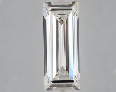 1.02 carat baguette lab grown diamond E color VVS2 clarity