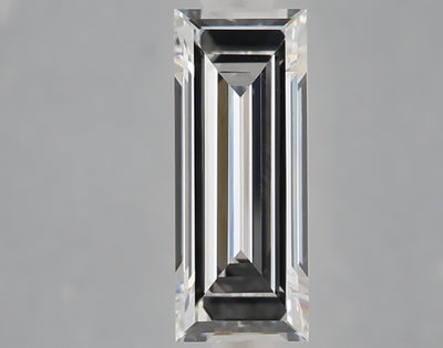 1.05 carat baguette lab grown diamond E color VVS2 clarity