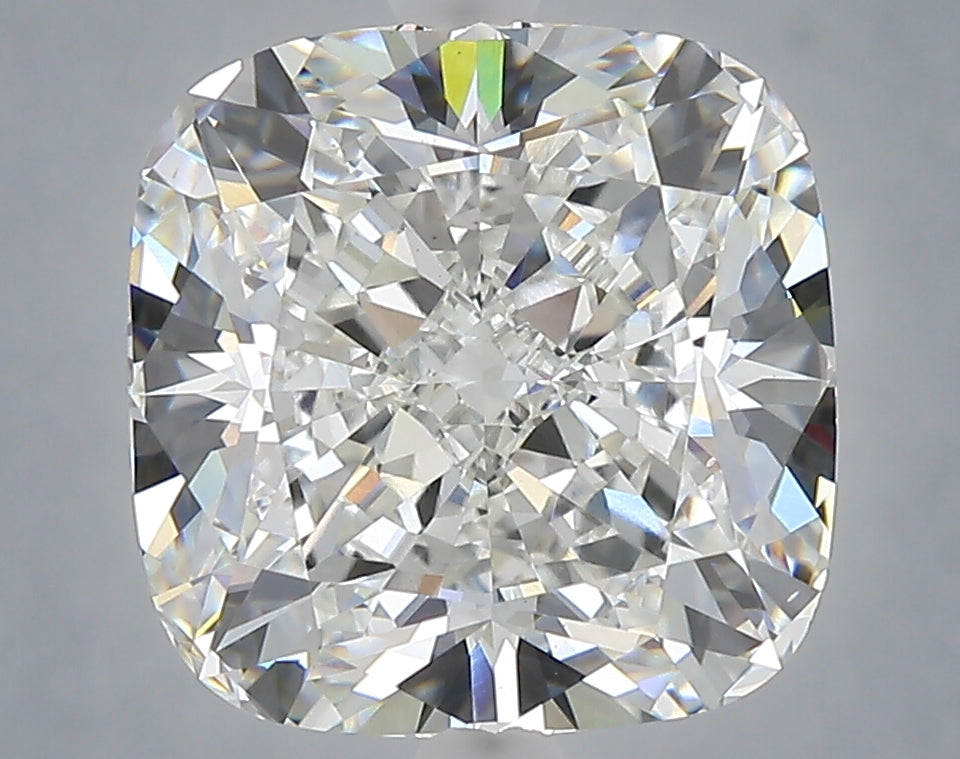 6.09 carat cushion lab grown diamond F color VS1 clarity