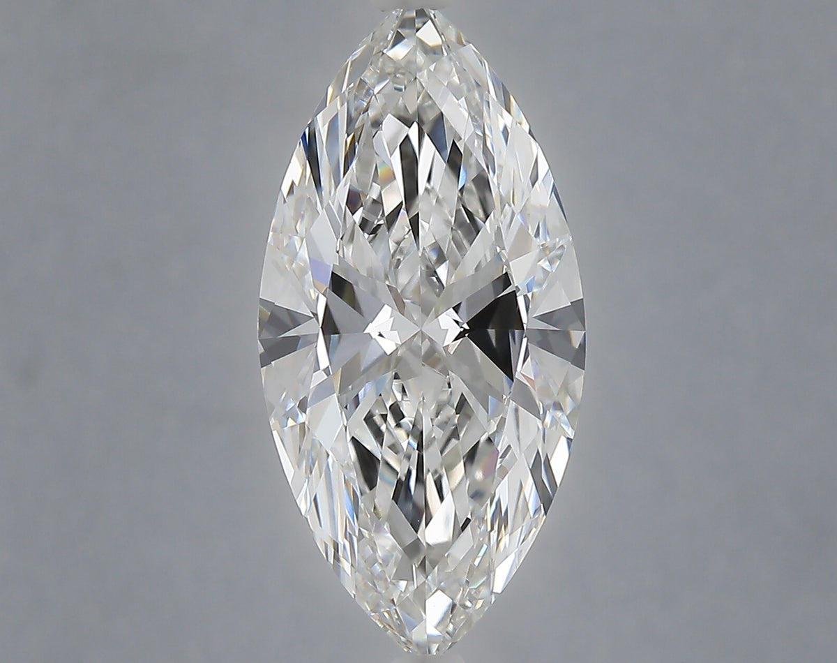 5.22 carat marquise lab grown diamond F color VVS2 clarity