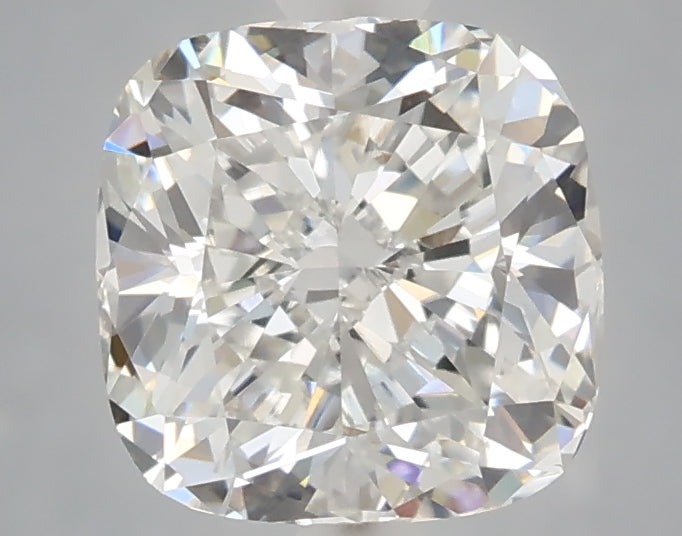 2.56 carat cushion lab grown diamond F color VVS2 clarity