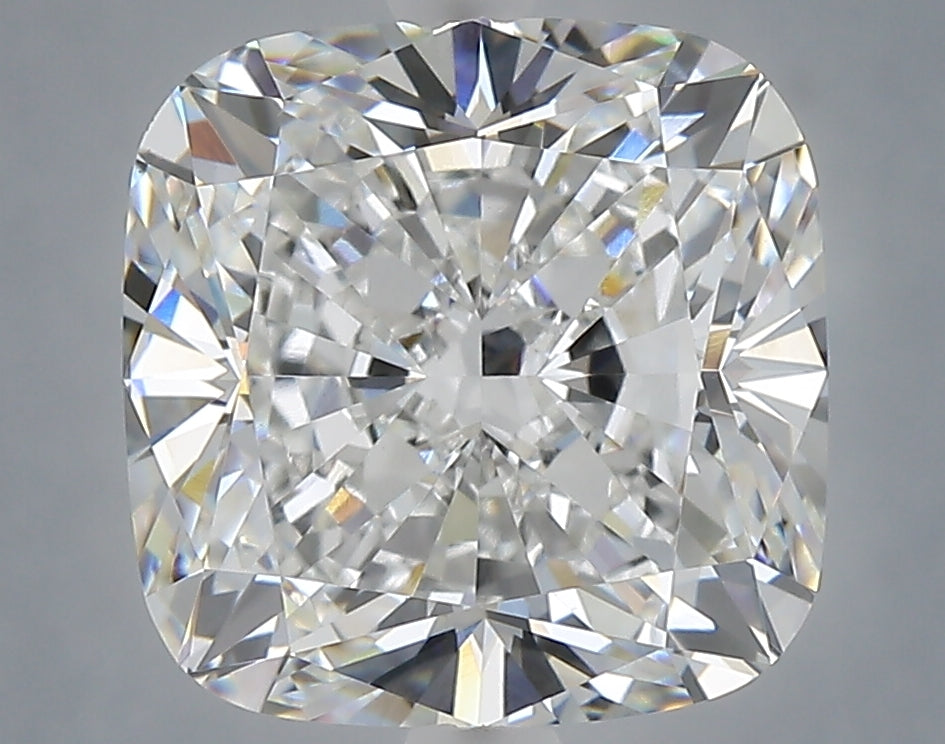 6.30 carat cushion lab grown diamond E color VVS2 clarity