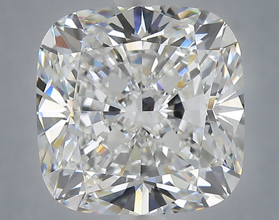 6.30 carat cushion lab grown diamond E color VVS2 clarity