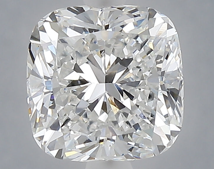 2.51 carat cushion lab grown diamond F color VVS2 clarity