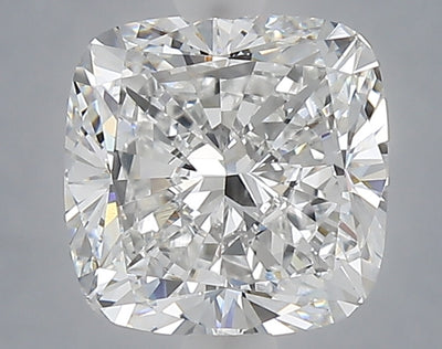 2.55 carat cushion lab grown diamond E color VVS2 clarity