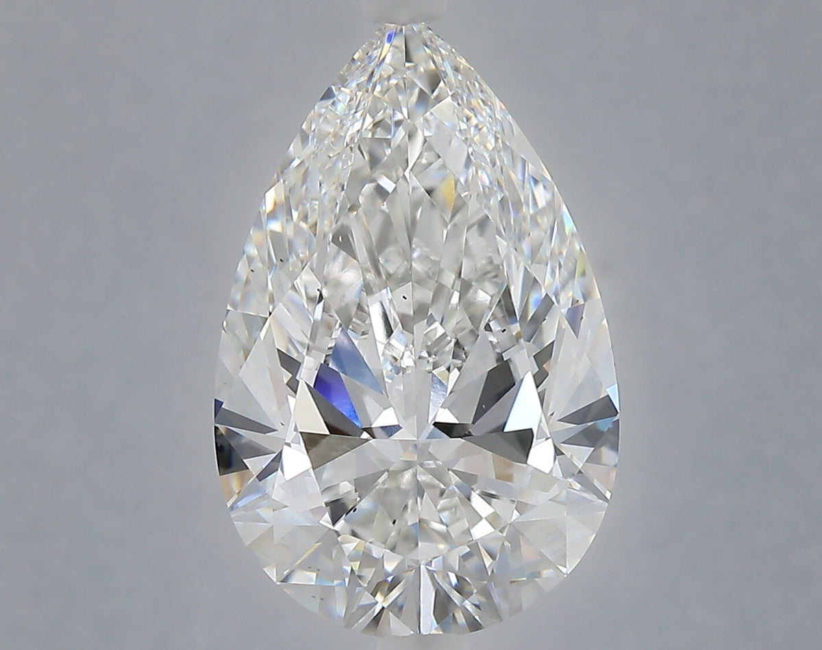 6.00 carat pear lab grown diamond E color VS2 clarity