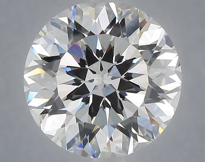 5.64 carat round lab grown diamond E color VVS2 clarity