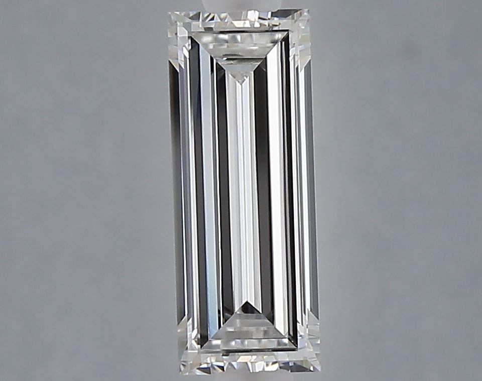 1.06 carat baguette lab grown diamond E color VVS2 clarity