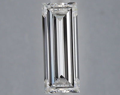1.06 carat baguette lab grown diamond E color VVS2 clarity