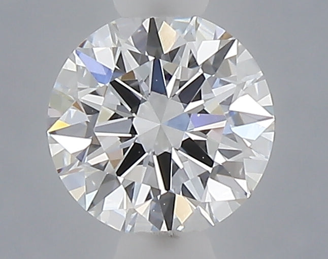 0.53 carat round lab grown diamond D color VVS2 clarity