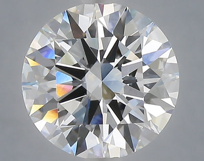 3.09 carat round lab grown diamond E color VVS2 clarity