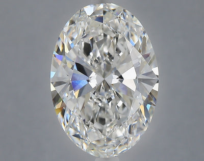 5.86 carat oval lab grown diamond F color VS1 clarity