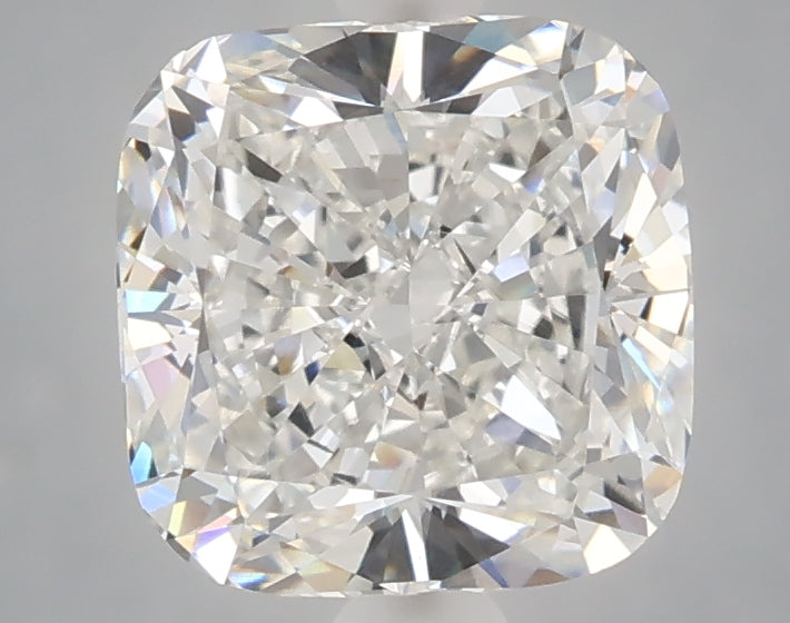 2.57 carat cushion lab grown diamond F color VS1 clarity