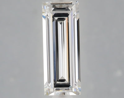 1.00 carat baguette lab grown diamond E color VVS2 clarity