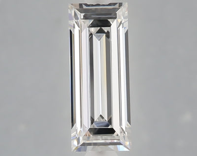 1.05 carat baguette lab grown diamond E color VVS2 clarity