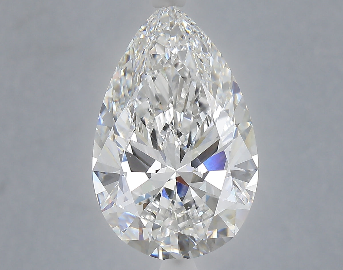6.00 carat pear lab grown diamond E color VS1 clarity