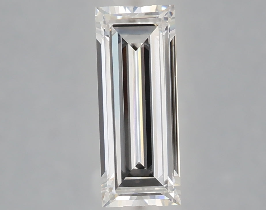 1.06 carat baguette lab grown diamond E color VVS2 clarity