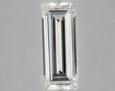 1.06 carat baguette lab grown diamond E color VVS2 clarity