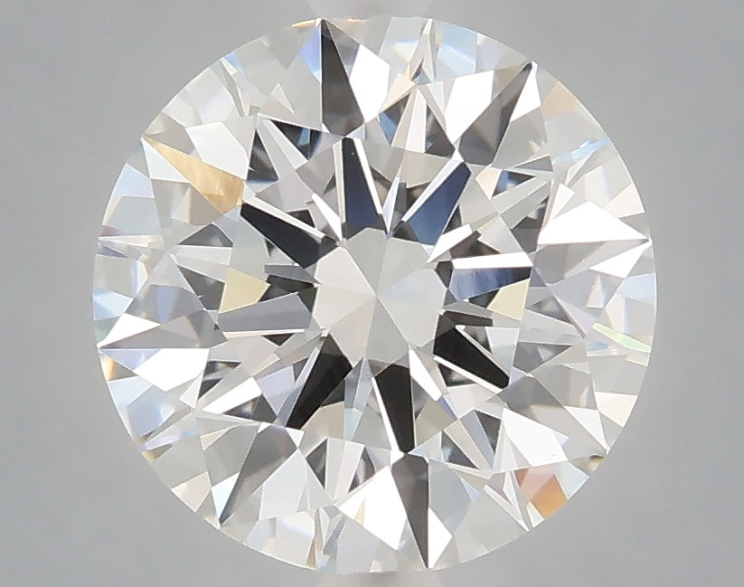 3.07 carat round lab grown diamond E color VVS2 clarity