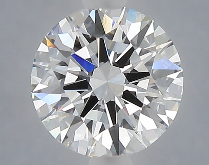 1.57 carat round lab grown diamond E color VVS2 clarity
