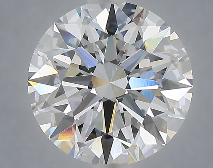3.07 carat round lab grown diamond E color VS1 clarity