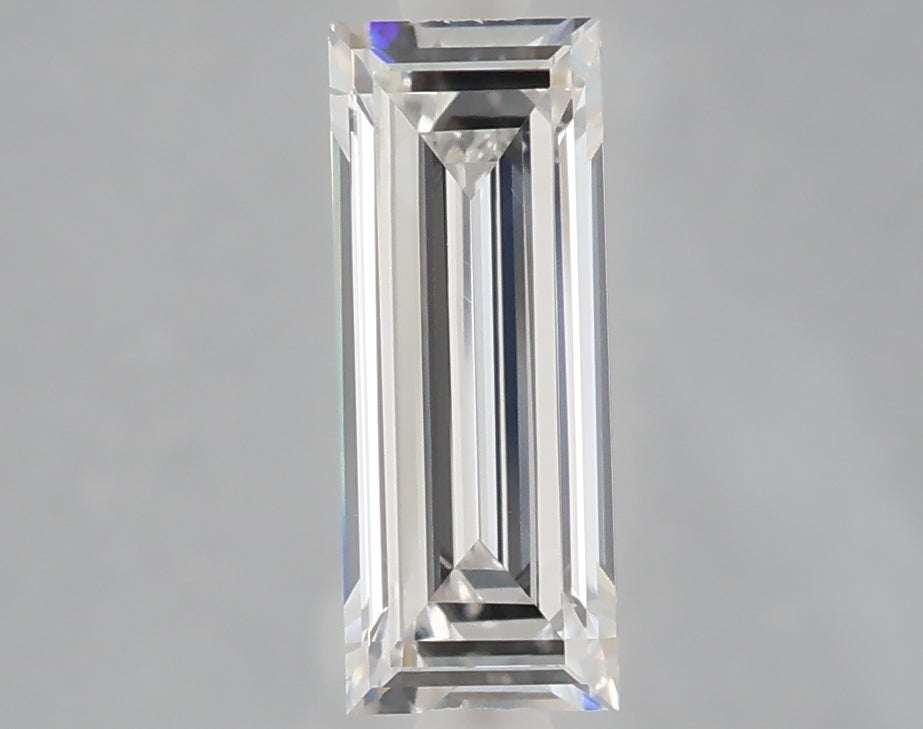 1.04 carat baguette lab grown diamond E color VVS2 clarity