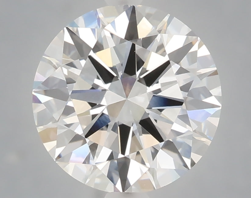 3.02 carat round lab grown diamond D color VVS2 clarity