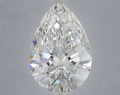 6.05 carat pear lab grown diamond F color VVS2 clarity