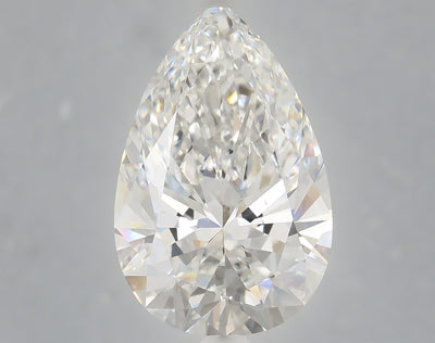 6.01 carat pear lab grown diamond F color VS1 clarity