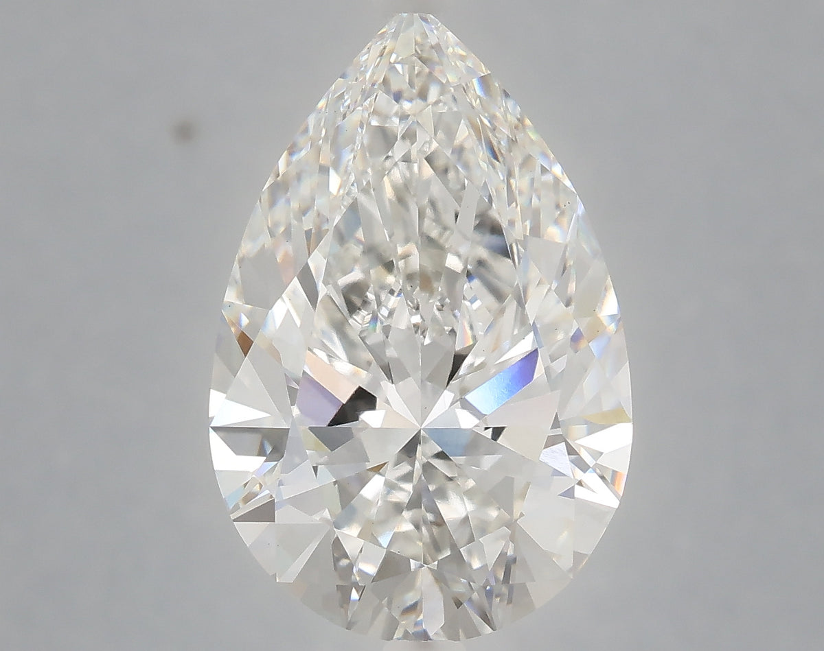 6.25 carat pear lab grown diamond E color VS1 clarity