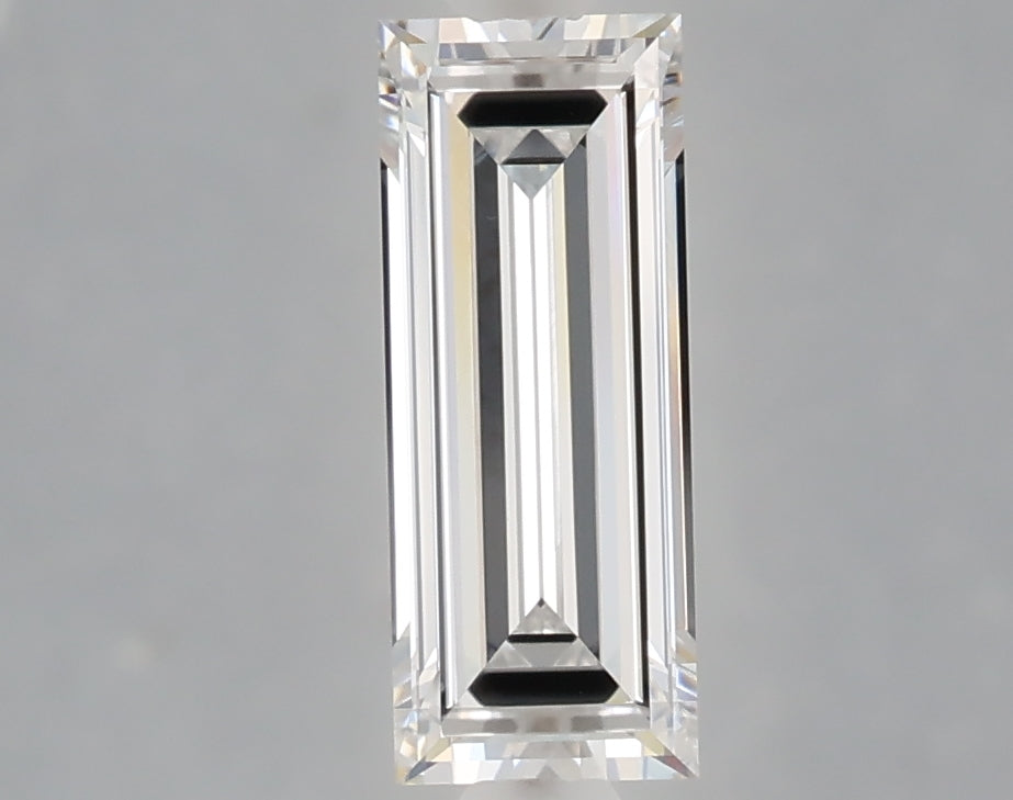 1.06 carat baguette lab grown diamond D color VVS2 clarity